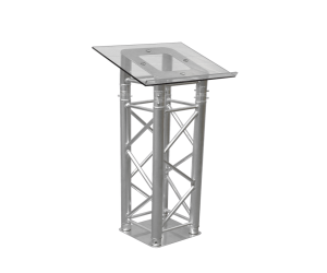 9405 | Aluminum truss lectern with plexiglass top | TrussGear – for all your aluminum truss needs