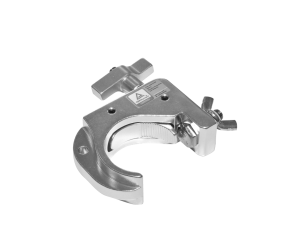 Medium-duty low profile aluminum hook style half-coupler - 440Lb (200Kg) capacity | 8032 | TrussGear – for all your aluminum truss needs