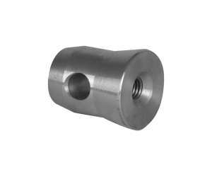 M10 thread aluminum male half-connector for FT31-HT44 truss | 3113 | TrussGear – for all your aluminum truss needs