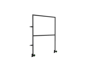 Stage handrail for 1m side of the STH deck | STH-RAIL-100 | TrussGear – for all your aluminum truss needs