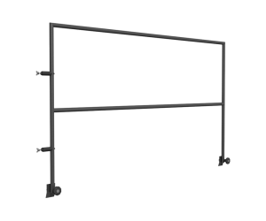 STH-RAIL-200 | Stage handrail for 2m side of the STH deck | TrussGear – for all your aluminum truss needs