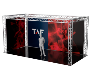 5201 | 20x10x10ft (6x3x3m) aluminum truss exhibition booth | TrussGear – for all your aluminum truss needs