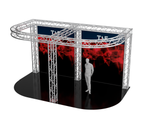 5204 | 18x10x10ft (5.5x3x3m) aluminum truss exhibition booth | TrussGear – for all your aluminum truss needs
