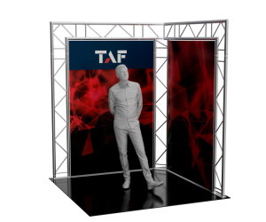 5001 | 6.5x8x6.5ft (2x2.5x2m) aluminum truss exhibition display structure | TrussGear – for all your aluminum truss needs